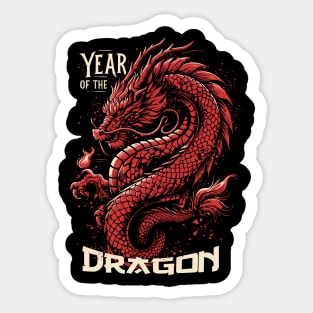 Year of the dragon Sticker